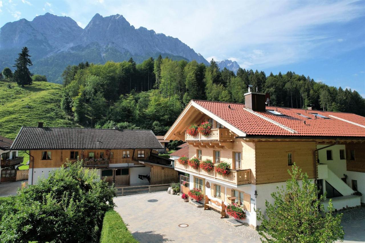 Ferienwohnungen Pfanzelter Grainau Exterior foto